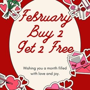 February Sale Buy 2 get 2 Free